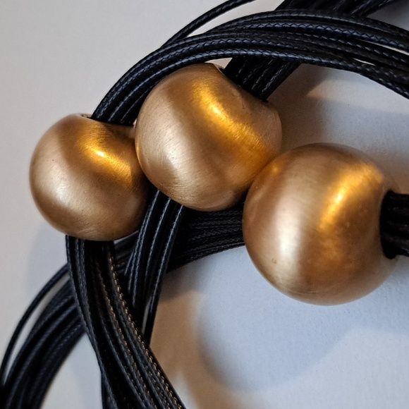 Lovisa Gold Bead Wax 3 Strand Necklace - Picture 5 of 6